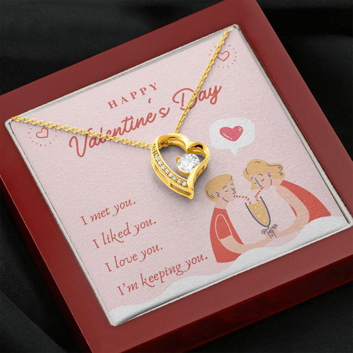 Happy Valentine's Day | Forever Together - Forever Love Necklace