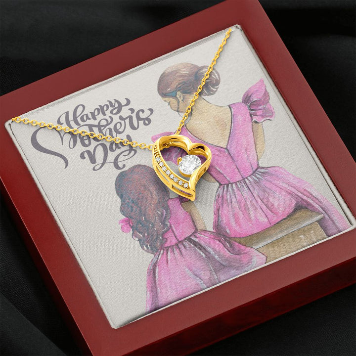 Happy Mother's Day | You're More Than a Mom, You're My Best Friend - Forever Love Necklace