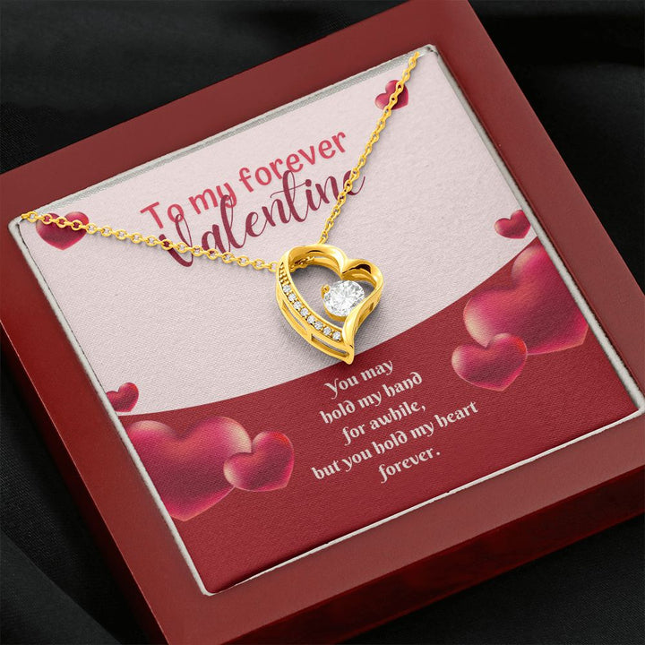 Valentine's Day | You hold my heart forever - Forever Love Necklace