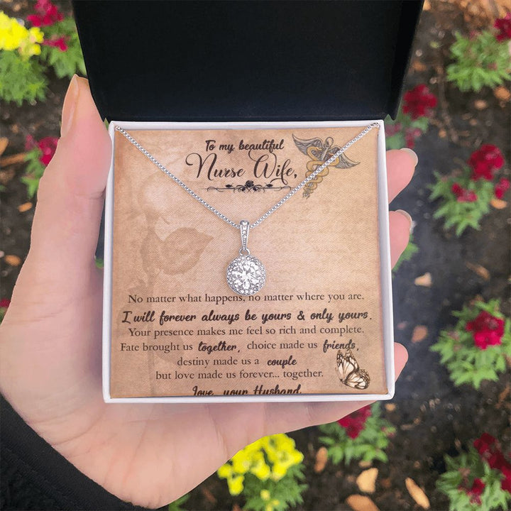 To My Wife | To My Beautiful Nurse Wife - Eternal Hope Necklace