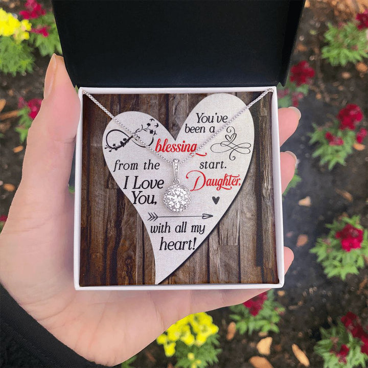 To My Daughter | I love you with all my heart - Eternal Hope Necklace