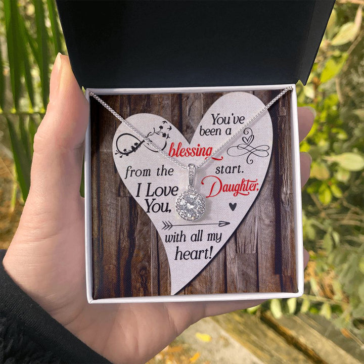 To My Daughter | I love you with all my heart - Eternal Hope Necklace