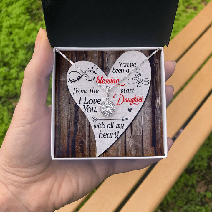 To My Daughter | I love you with all my heart - Eternal Hope Necklace