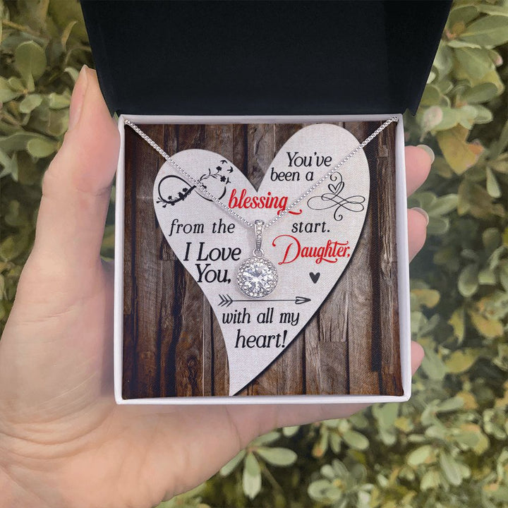 To My Daughter | I love you with all my heart - Eternal Hope Necklace