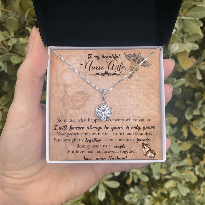 To My Wife | To My Beautiful Nurse Wife - Eternal Hope Necklace