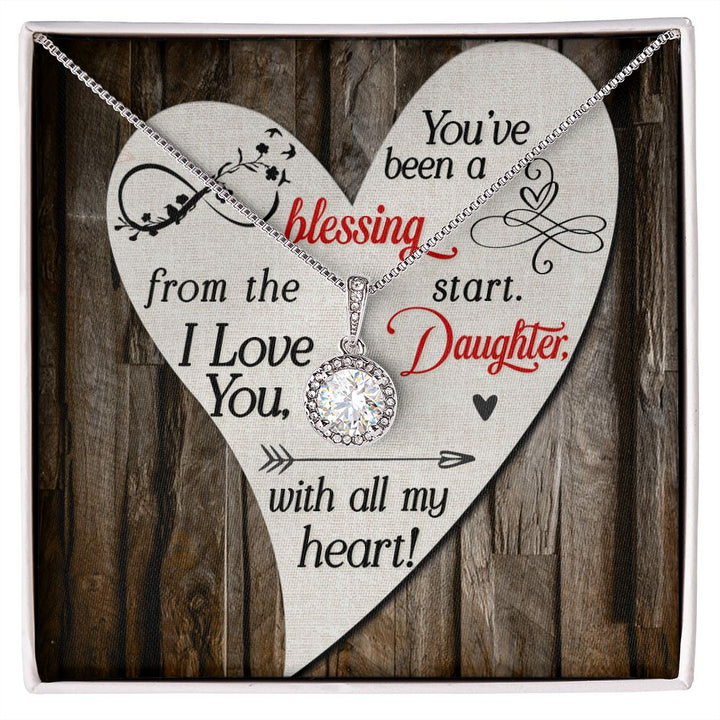To My Daughter | I love you with all my heart - Eternal Hope Necklace