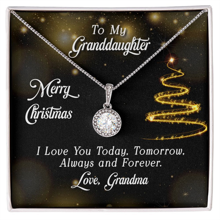 To My Granddaughter | Merry Christmas - Eternal Hope Necklace