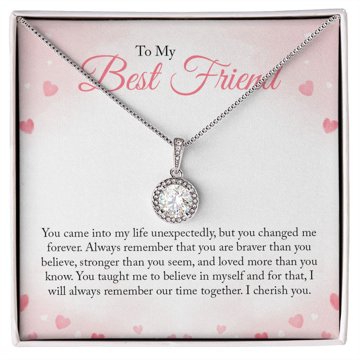 To My Best Friend | I Cherish You - Eternal Hope Necklace
