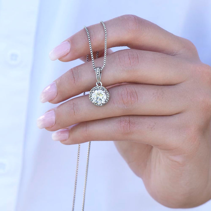 To My Granddaughter | Merry Christmas - Eternal Hope Necklace