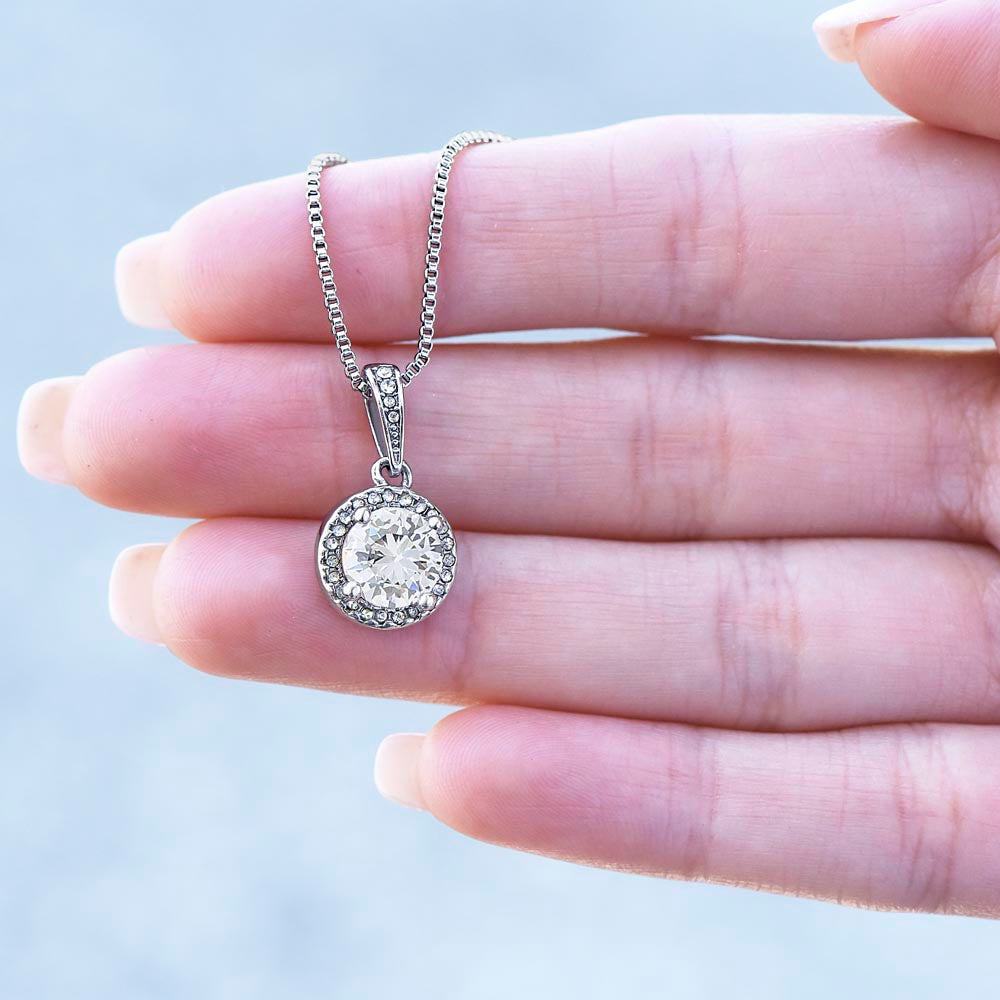 To My Sister | Smiling Through the Bond -  Eternal Hope Necklace