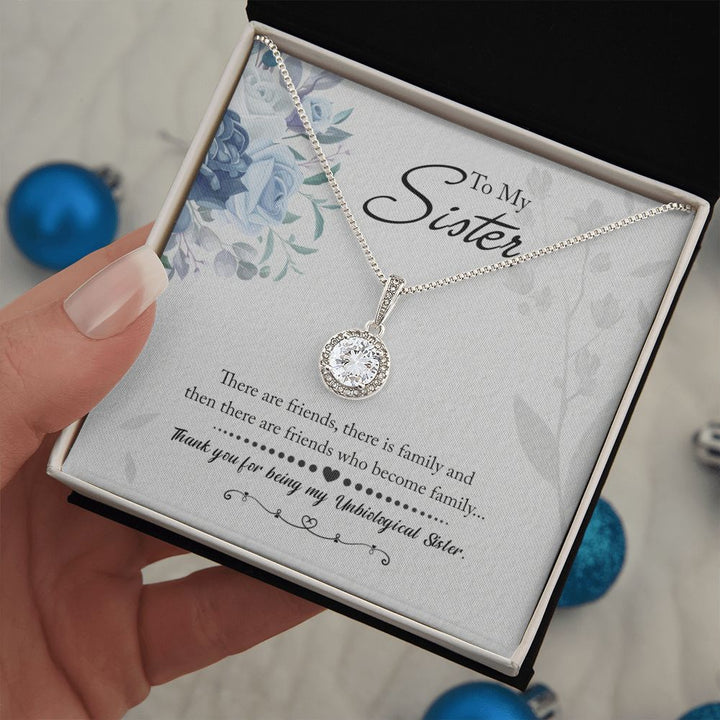 To My Sister | Thank you for being my Unbiological Sister - Eternal Hope Necklace
