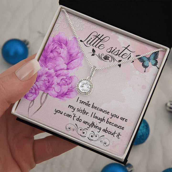 To My Sister | Smiling Through the Bond -  Eternal Hope Necklace
