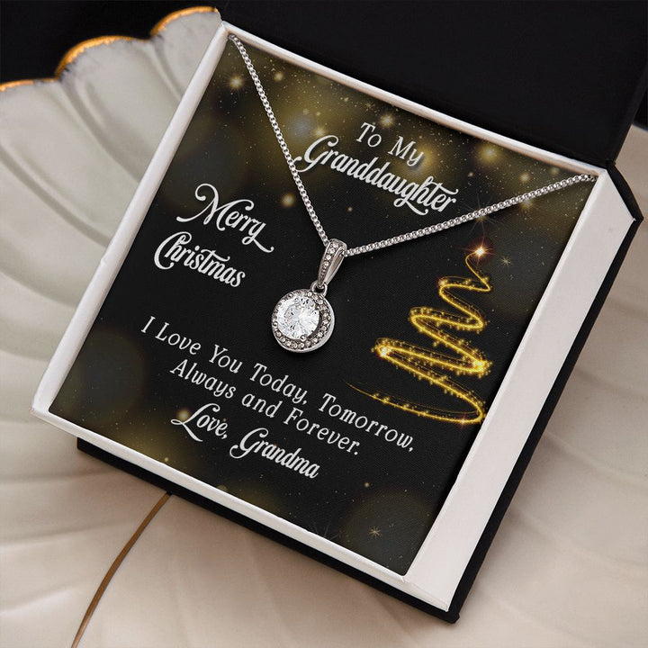 To My Granddaughter | Merry Christmas - Eternal Hope Necklace