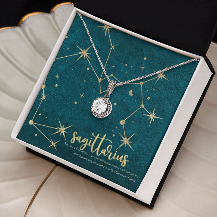 Sagittarius | You are a free spirit, your optimism and sense of adventure are contagious, inspiring others to live life to the fullest. - Eternal Hope Necklace