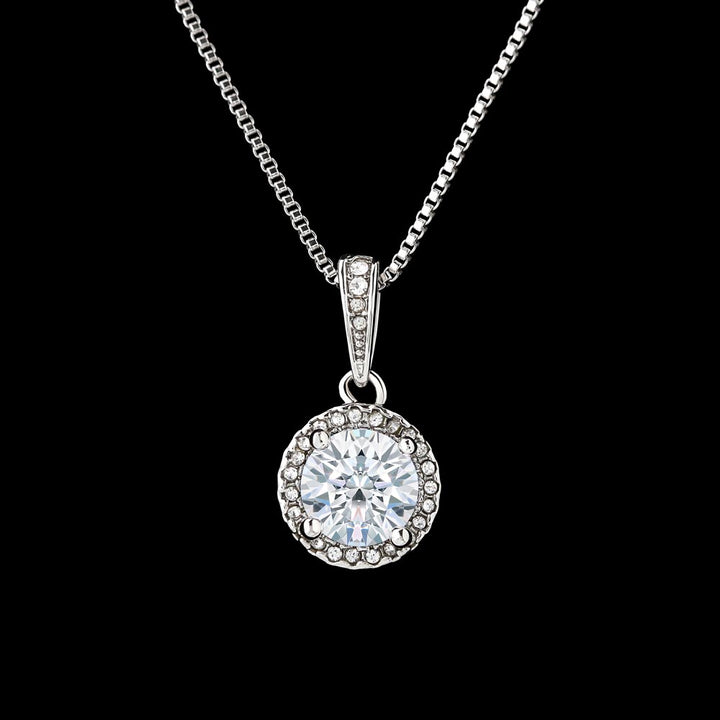 To My Sister | Smiling Through the Bond -  Eternal Hope Necklace