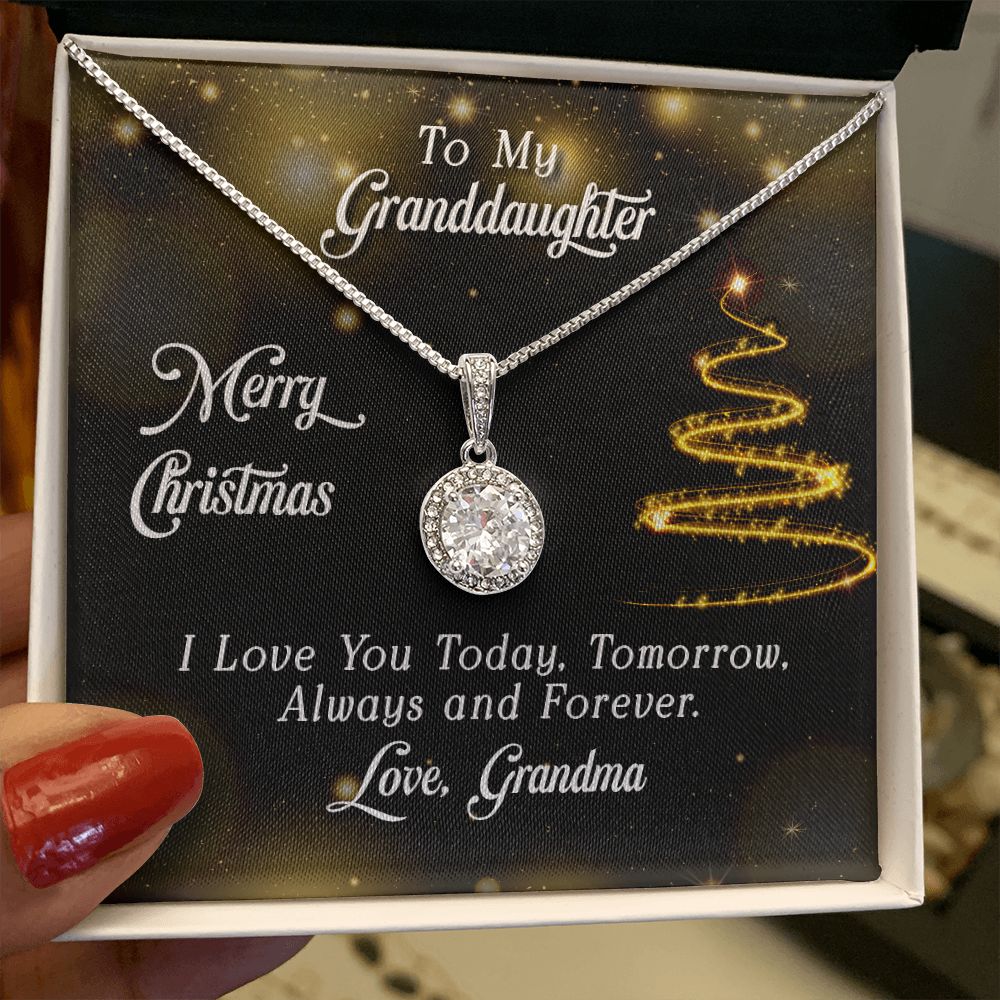 To My Granddaughter | Merry Christmas - Eternal Hope Necklace