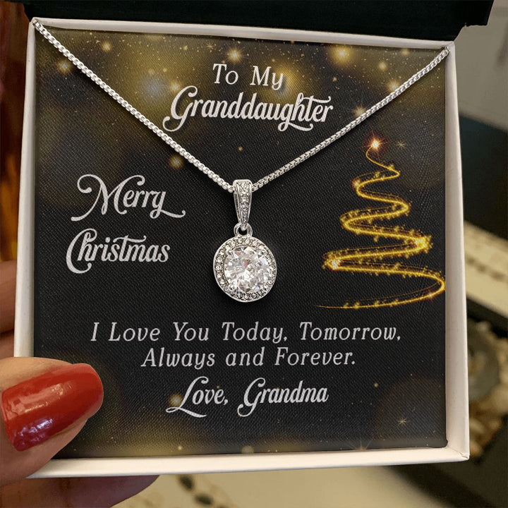 To My Granddaughter | Merry Christmas - Eternal Hope Necklace