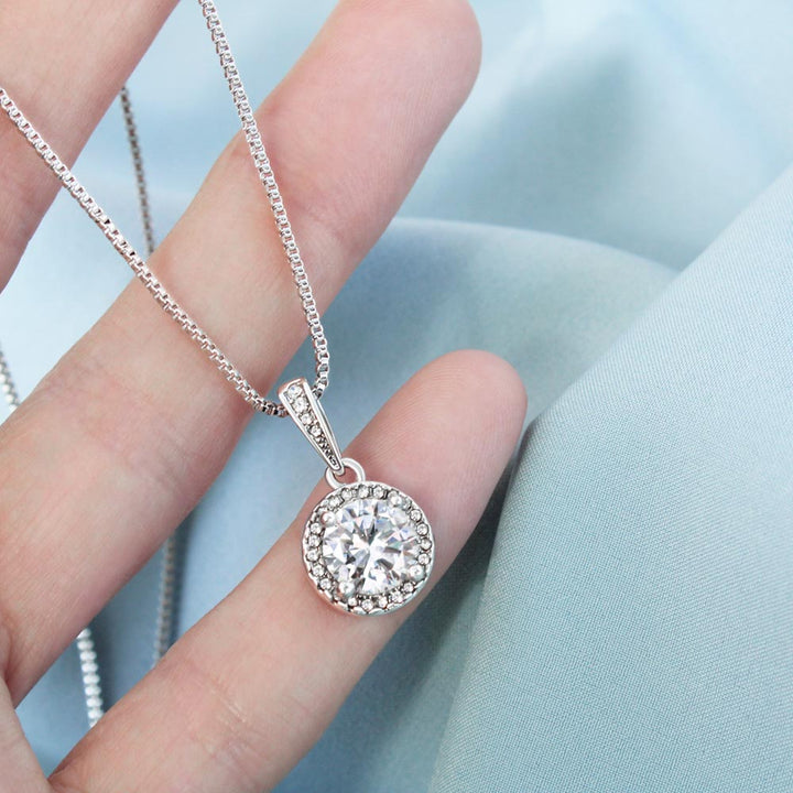 To My Sister | Smiling Through the Bond -  Eternal Hope Necklace