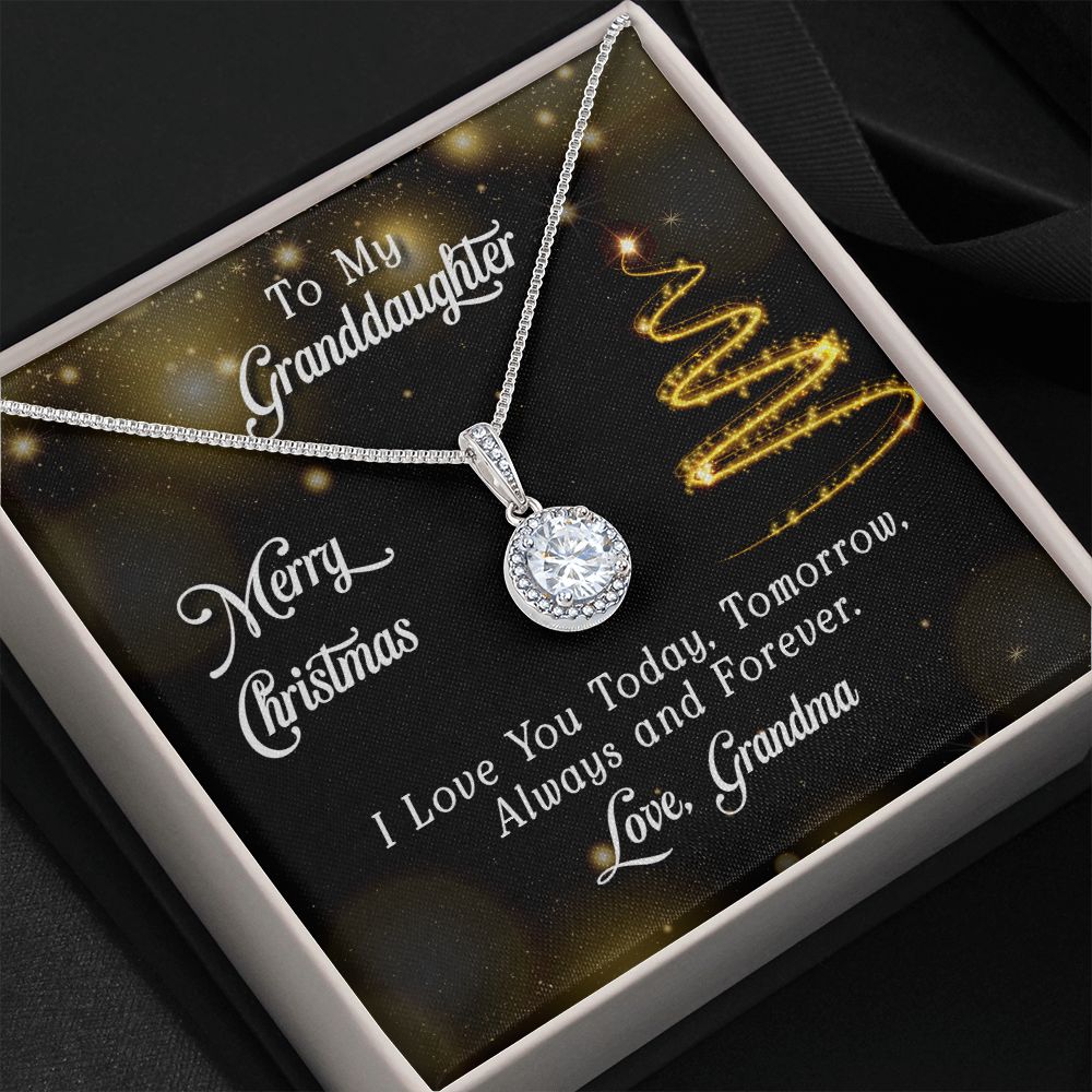 To My Granddaughter | Merry Christmas - Eternal Hope Necklace