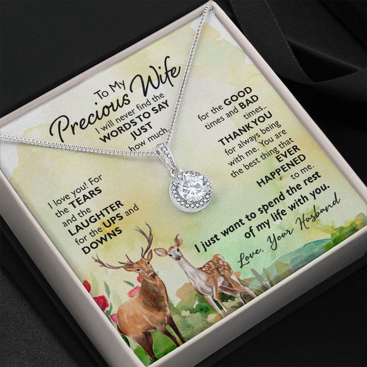 To My Wife | To My Precious Wife - Eternal Hope Necklace