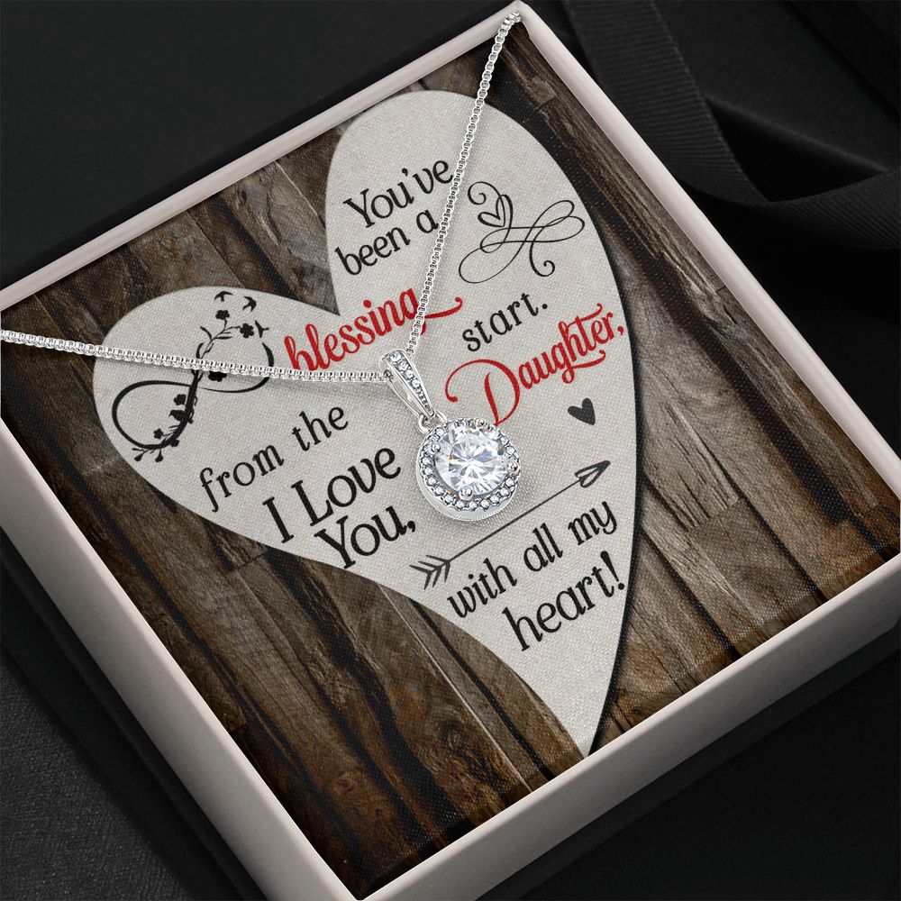 To My Daughter | I love you with all my heart - Eternal Hope Necklace