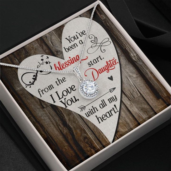 To My Daughter | I love you with all my heart - Eternal Hope Necklace