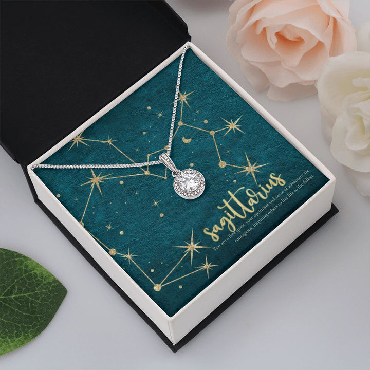 Sagittarius | You are a free spirit, your optimism and sense of adventure are contagious, inspiring others to live life to the fullest. - Eternal Hope Necklace