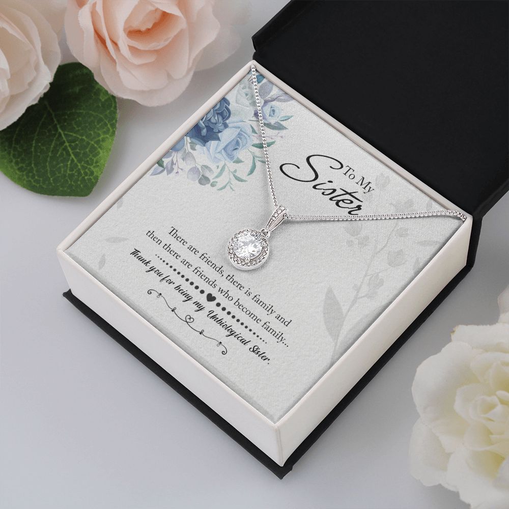 To My Sister | Thank you for being my Unbiological Sister - Eternal Hope Necklace