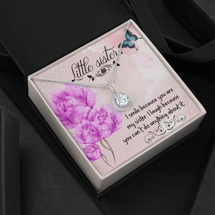 To My Sister | Smiling Through the Bond -  Eternal Hope Necklace