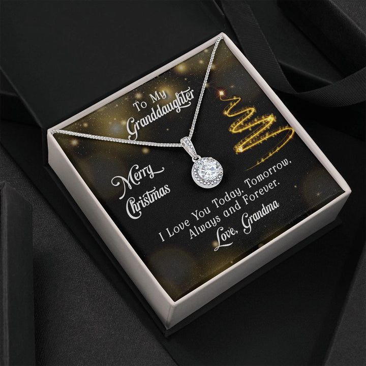 To My Granddaughter | Merry Christmas - Eternal Hope Necklace