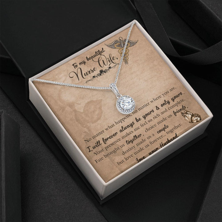 To My Wife | To My Beautiful Nurse Wife - Eternal Hope Necklace