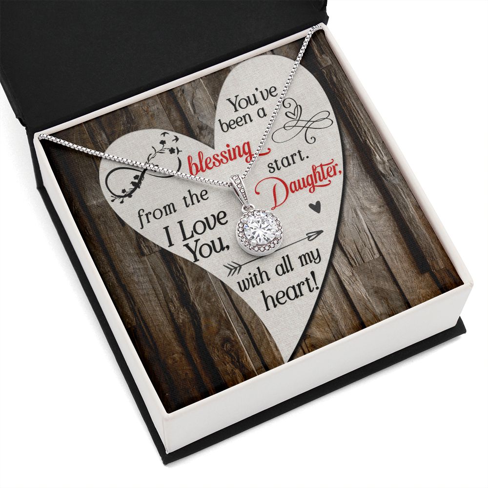 To My Daughter | I love you with all my heart - Eternal Hope Necklace