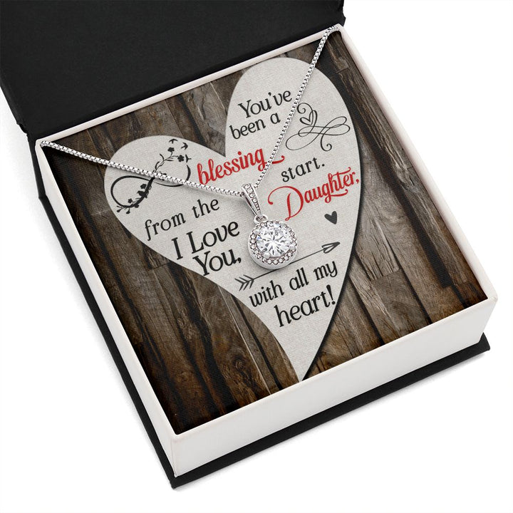 To My Daughter | I love you with all my heart - Eternal Hope Necklace