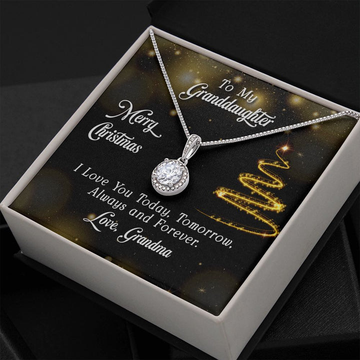 To My Granddaughter | Merry Christmas - Eternal Hope Necklace