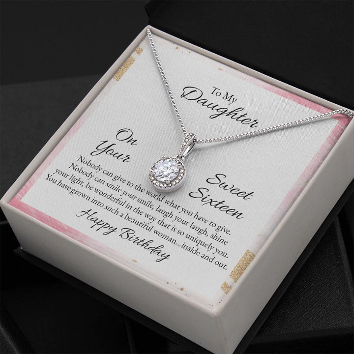 To My Daughter | Nobody can give to the world what you have to give - Eternal Hope Necklace