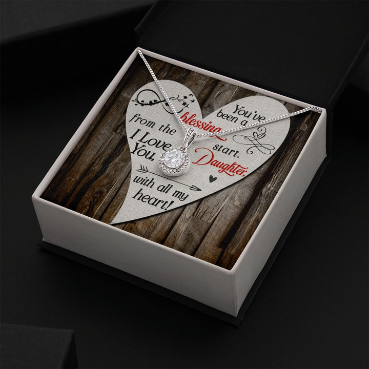 To My Daughter | I love you with all my heart - Eternal Hope Necklace