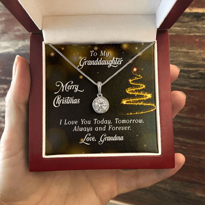 To My Granddaughter | Merry Christmas - Eternal Hope Necklace