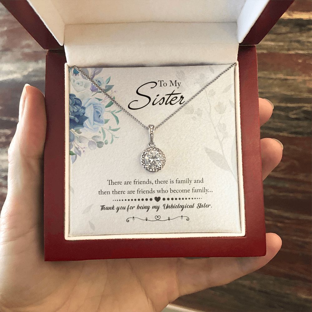 To My Sister | Thank you for being my Unbiological Sister - Eternal Hope Necklace