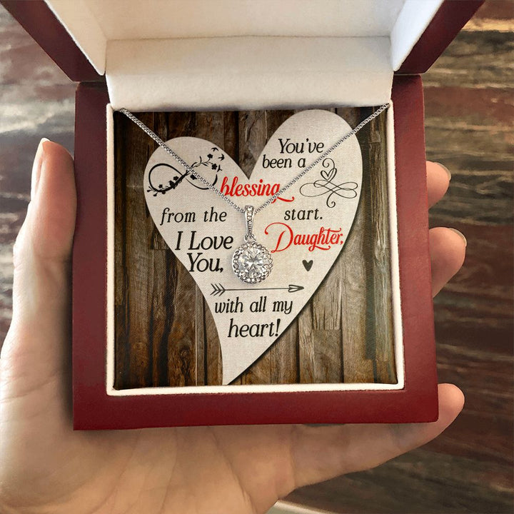 To My Daughter | I love you with all my heart - Eternal Hope Necklace