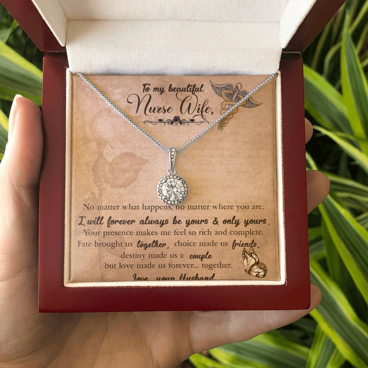 To My Wife | To My Beautiful Nurse Wife - Eternal Hope Necklace