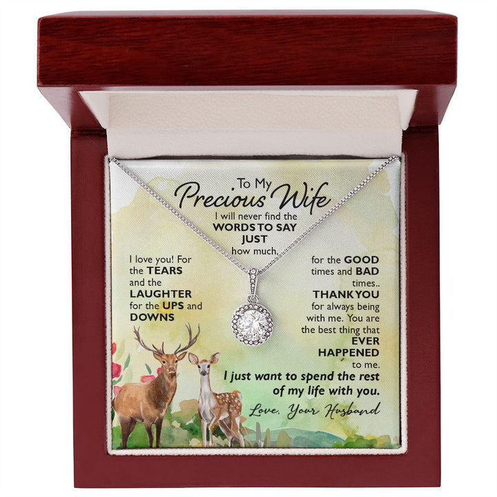 To My Wife | To My Precious Wife - Eternal Hope Necklace