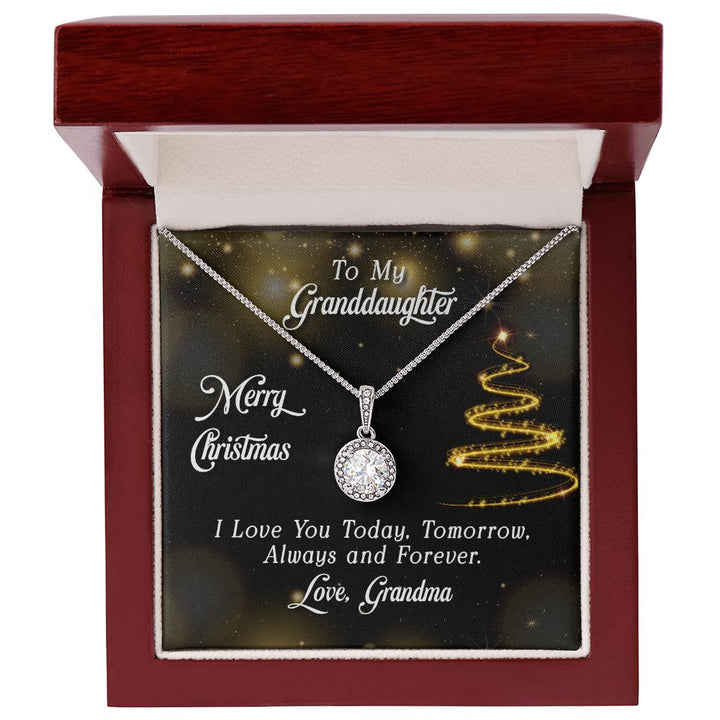 To My Granddaughter | Merry Christmas - Eternal Hope Necklace