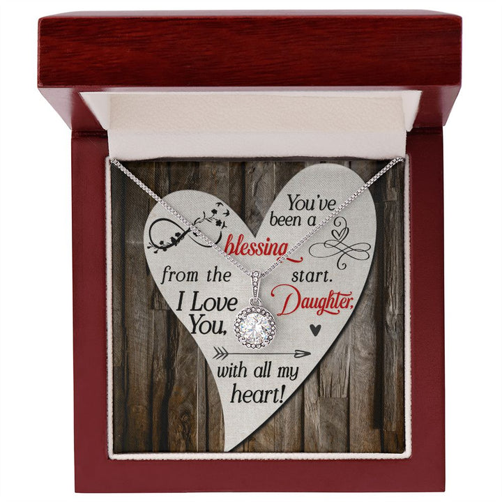 To My Daughter | I love you with all my heart - Eternal Hope Necklace