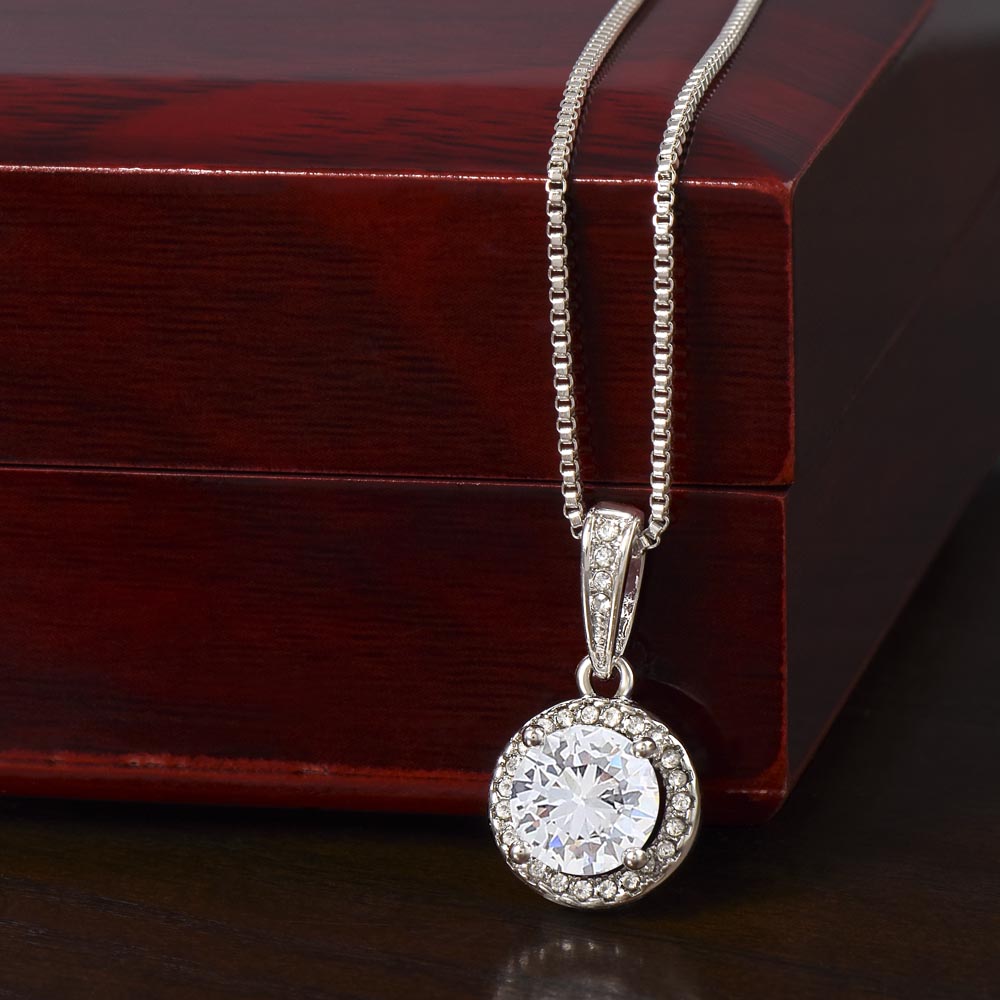 To My Wife | I know the distance is hard - Eternal Hope Necklace