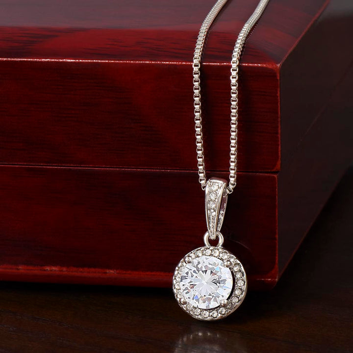 To My Wife | I know the distance is hard - Eternal Hope Necklace