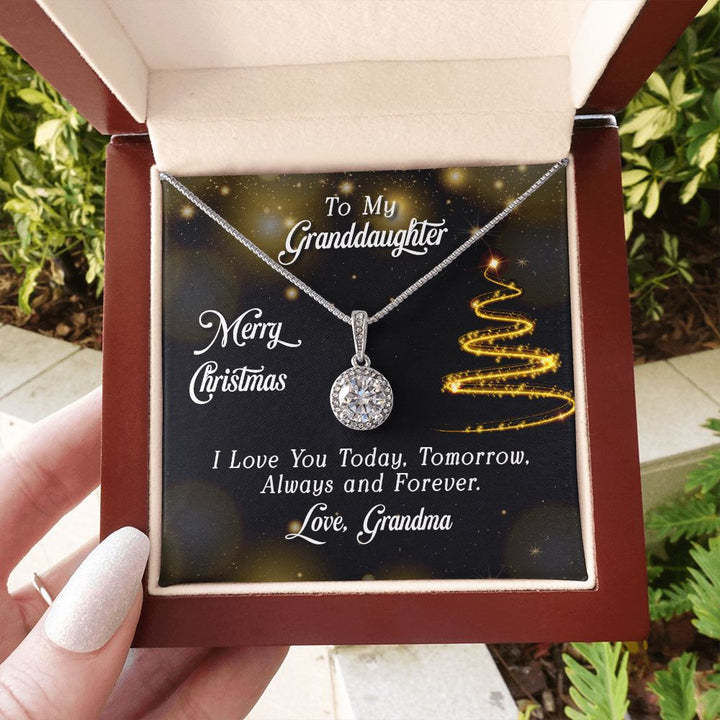 To My Granddaughter | Merry Christmas - Eternal Hope Necklace