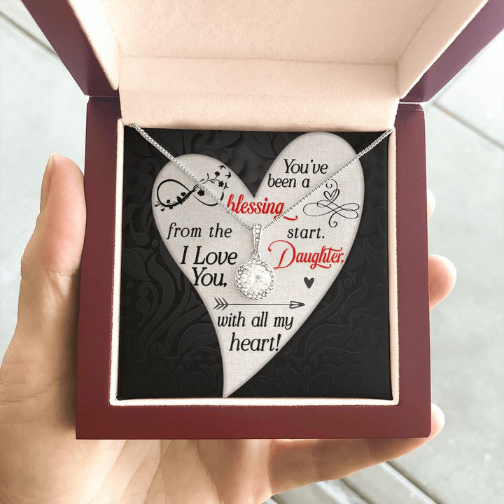 To My Daughter | You've been a Blessing from the start - Eternal Hope Necklace