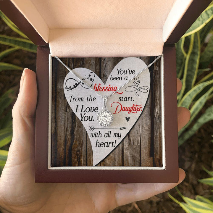 To My Daughter | I love you with all my heart - Eternal Hope Necklace