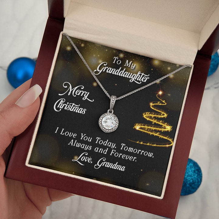 To My Granddaughter | Merry Christmas - Eternal Hope Necklace