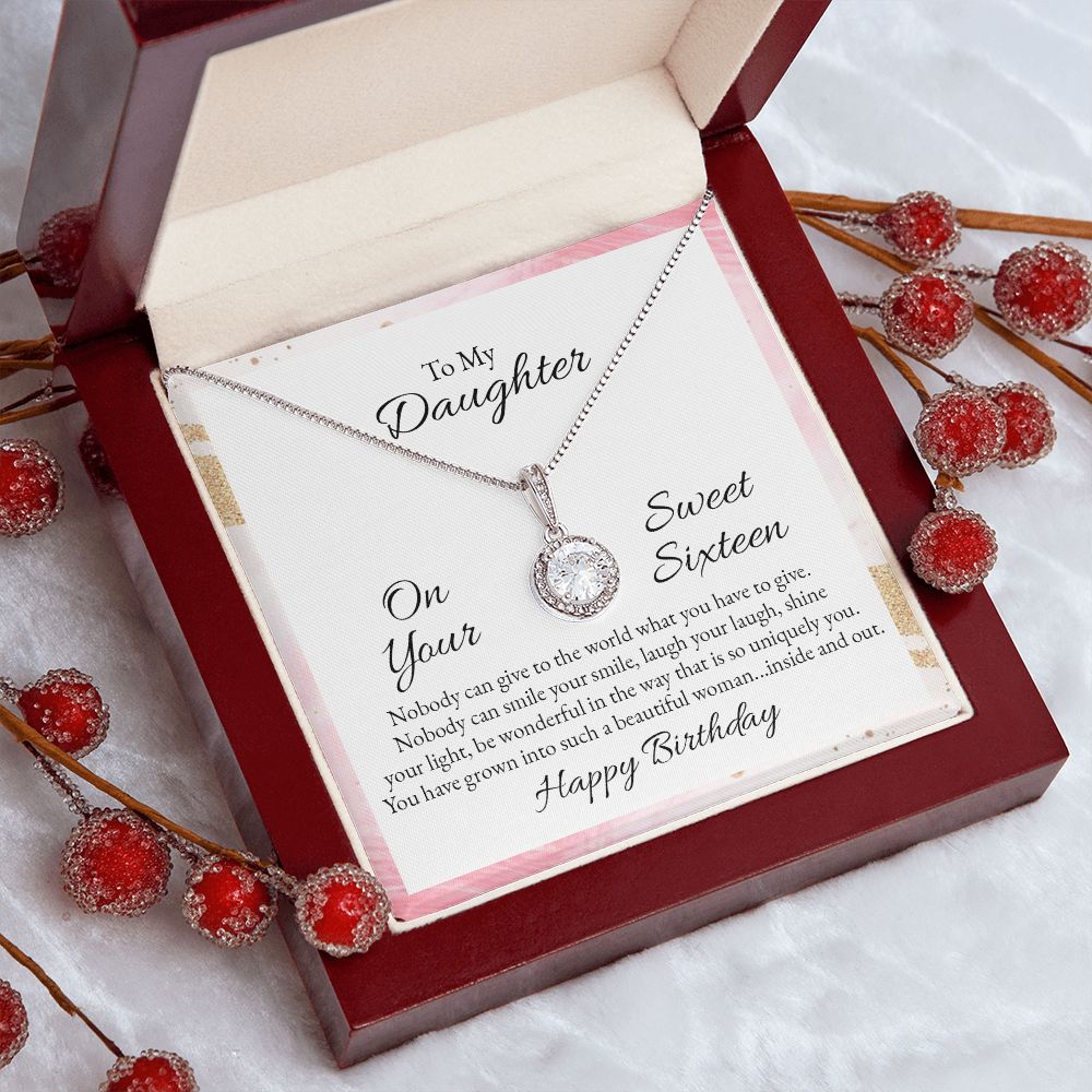 To My Daughter | Nobody can give to the world what you have to give - Eternal Hope Necklace